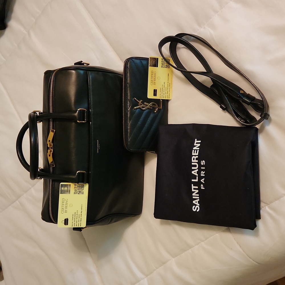 Saint Laurent Classic Duffle Bag #6 & Classic Monogram Zip Around Wallet